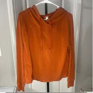 Athleta Boardwalk High Hip Hoodie in Canyon Orange#146